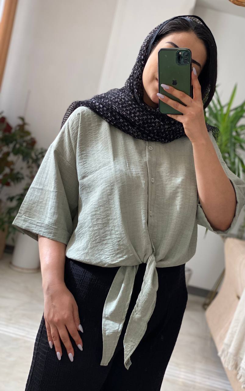 شومیز گره ای صوفیا | فروشگاه الاستایل